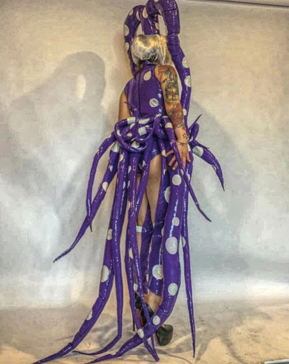 Halloween stage dance show octopus cosplay party costume gogo singer dancer outfit