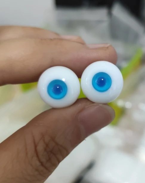 Doll Accessories 6 8 10 12MM 14MM 16MM 18mm bjd doll glass eyes eyeball small iris toy blue eyes EHFB200