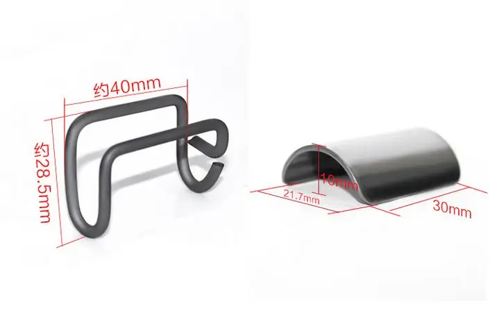 titanium E-type hook for Folding bicycle  for bromptom front fork hook without mud baffle