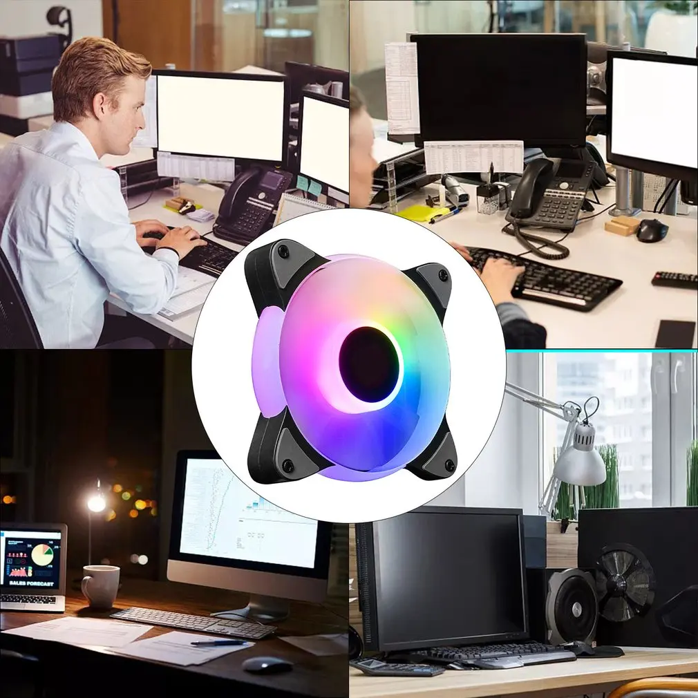 RGB Fan Address ARGB Fans Kompatibel Mit Aura Sync Pro PC Fall Fan Geräuscharm Computer Fall Fans Mit Control hub