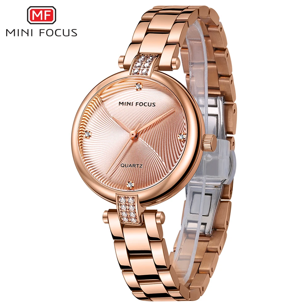 MINI FOCUS Women\'s Watches 2020 New Luxury Top Brand Quartz Watches Ladies Waterproof Fashion Wristwatch Relogio Feminino 0310