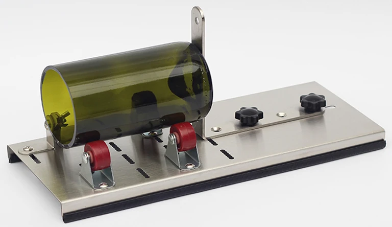 Cortador de botellas de vino de vidrio ajustable, cortadores de botellas de alta resistencia y dureza para máquina de corte, herramienta de reciclaje artesanal DIY