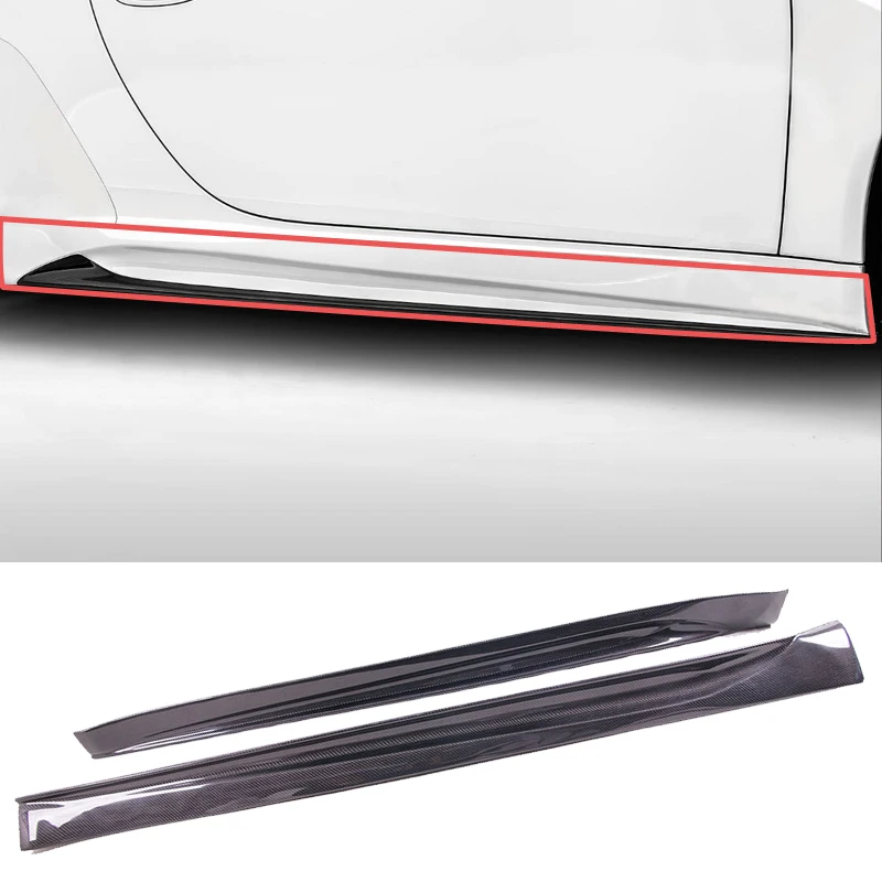 

VO-R Style Carbon fiber Side Skirts 1pair Fit For Porsche 911 Carrera991.1