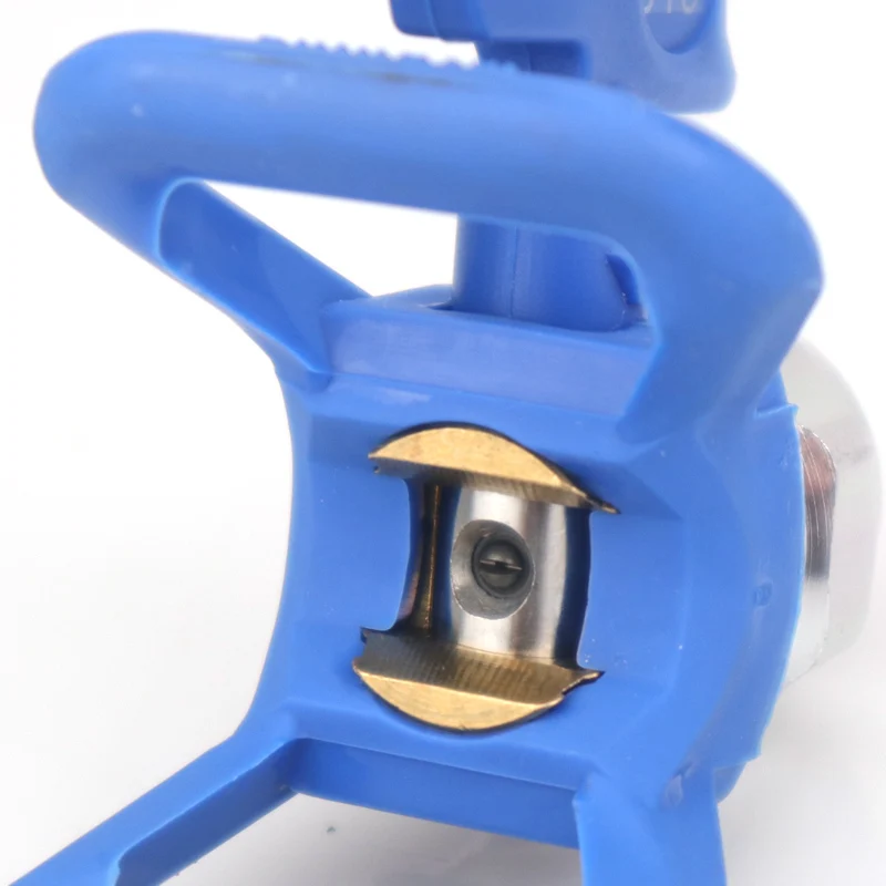 Spray Gun Blau Düse Sitz Spray Farbe Zubehör Universal Werkzeug Airless Farbe Spray Gun Flache Spitze Düse Wache Sitz Farbe sprayer