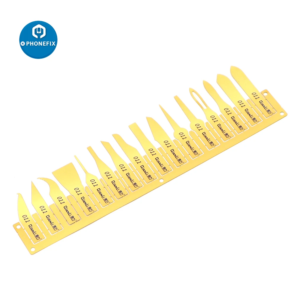 QIANLI 011 Multi-function Degumming Tin Removal Knife for iPhone Repair IC Chip Repair CPU NAND Remover BGA Maintenance Knife