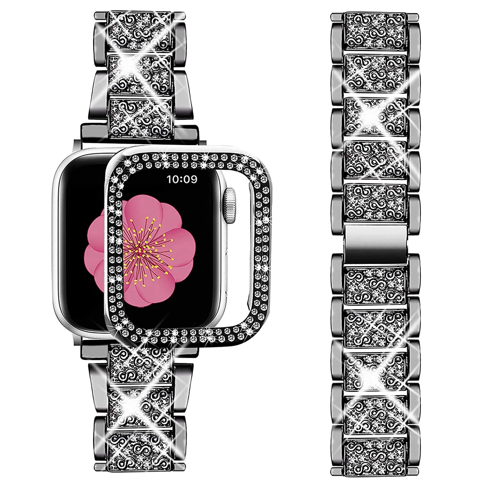 

Браслет из нержавеющей стали для Apple Watch 7 6 41 мм 45 мм 40/44 мм