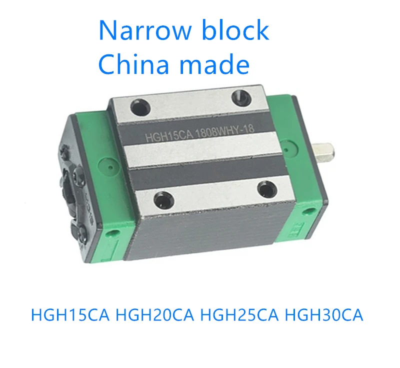 1pcs/lot HGH15CA HGH20CA HGH25CA HGH30CA HGW15CC HGW20CC HGW25C HGW30CC Linear block for HGR rail CNC DIY 3d printer parts