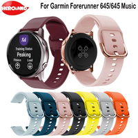 Silicone Smart Watch Band Strap For Garmin Vivoactive 3 Vivoactive HR Bracelet Replacement For Garmin Forerunner 645 Watchband