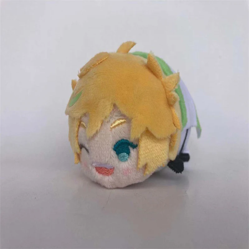 Stuffed Anime Ensemble Stars Plush Doll Pendant Toys Sakuma Ritsu Sakasaki Natsume Tsukinaga Leo Crouching Doll Backpack Pendant