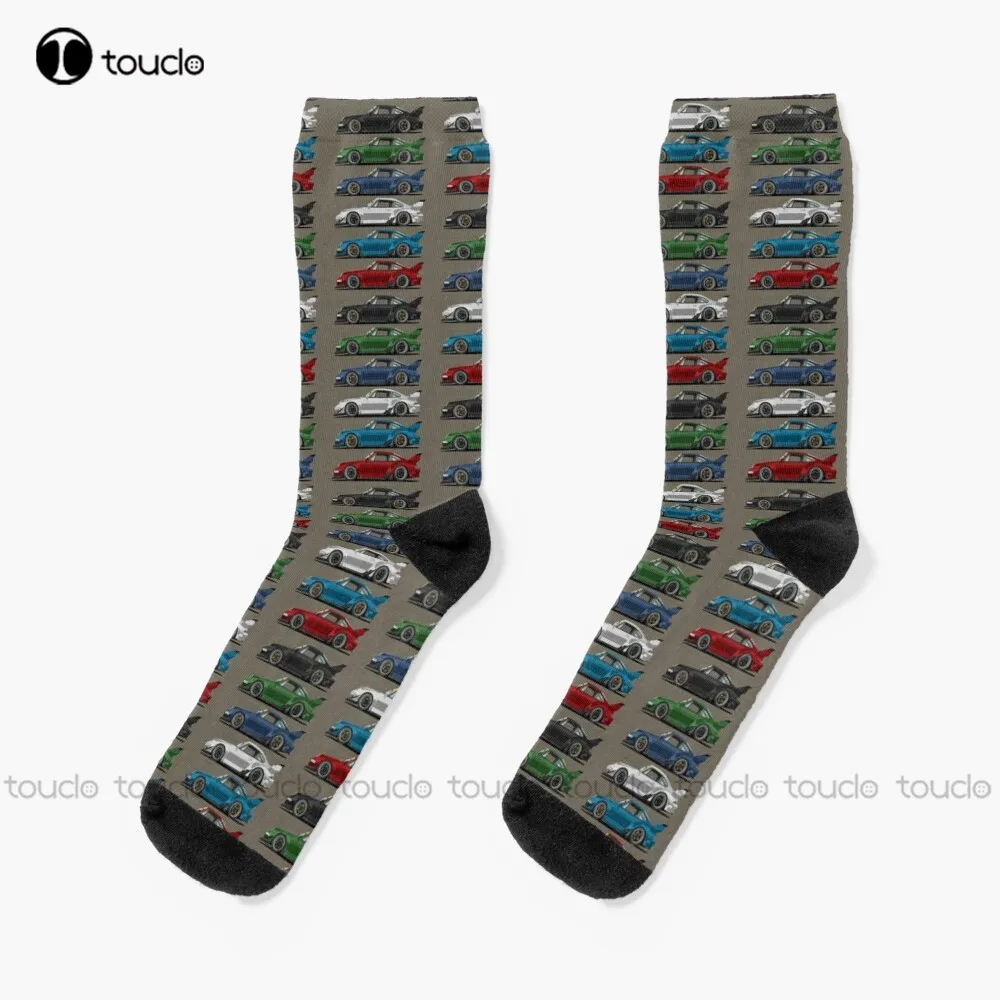 

Old Classics Racing Car Socks Cozy Socks Personalized Custom Unisex Adult Teen Youth Socks 360° Digital Print Christmas Gift