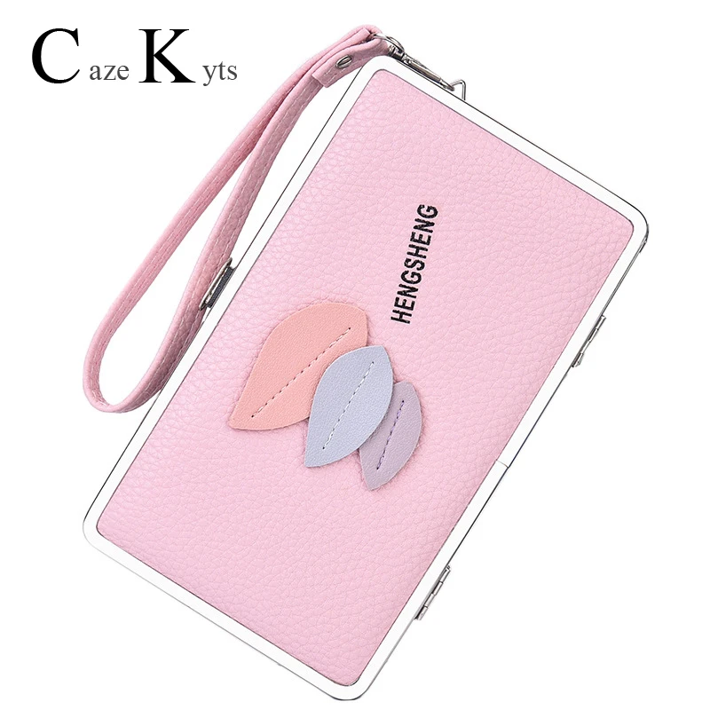 

Ladies' long wallet lychee pattern rice box mobile phone bag European and American multifunctional large capacity