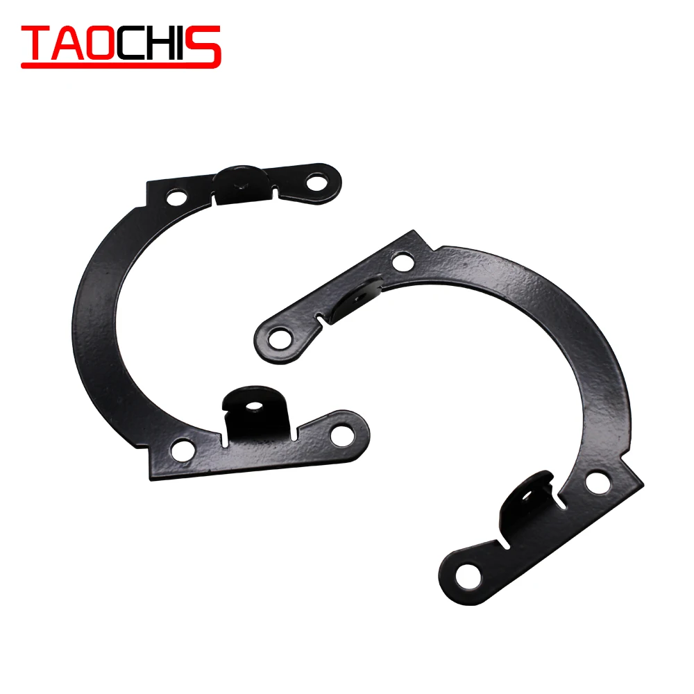 

TAOCHIS Fog light Universal Bracket Adapter Frame For M6 2.5 3.0 inch Fog lamp bi xenon Projector Lens Modify Screws Nuts