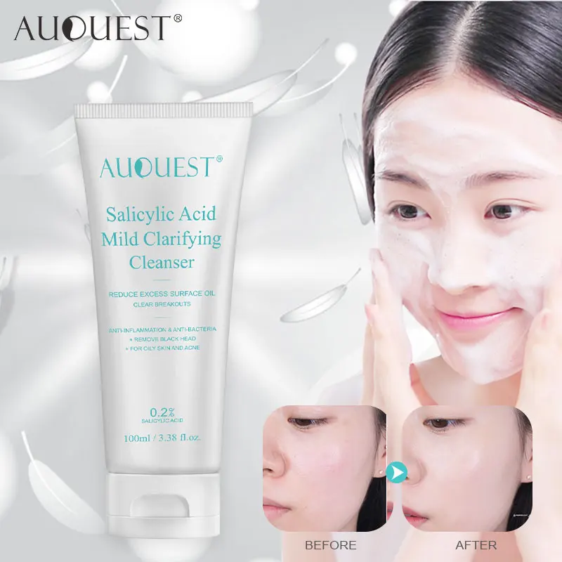 

AUQUEST Foam Facial Cleanser Face Wash Whitening Remove Blackhead Moisturizing Shrink Pores Oil Control Deep Cleaning Skin Care