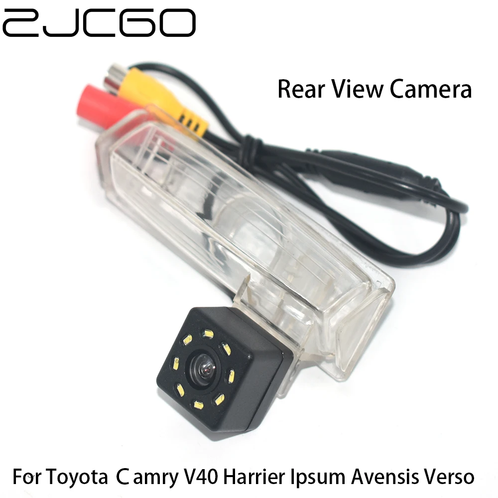 ZJCGO CCD Car Rear View Reverse Back Up Parking Waterproof Night Vision Camera for Toyota Сamry V40 Harrier Ipsum Avensis Verso