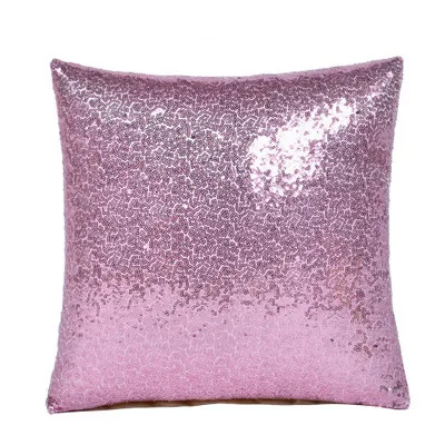 Solid Glitter Cushion Cover Sequin Bling Throw Pillow Case 30 x 50cm Cafe Home Decor  For Sofa Seat Decorative Pillows Cover