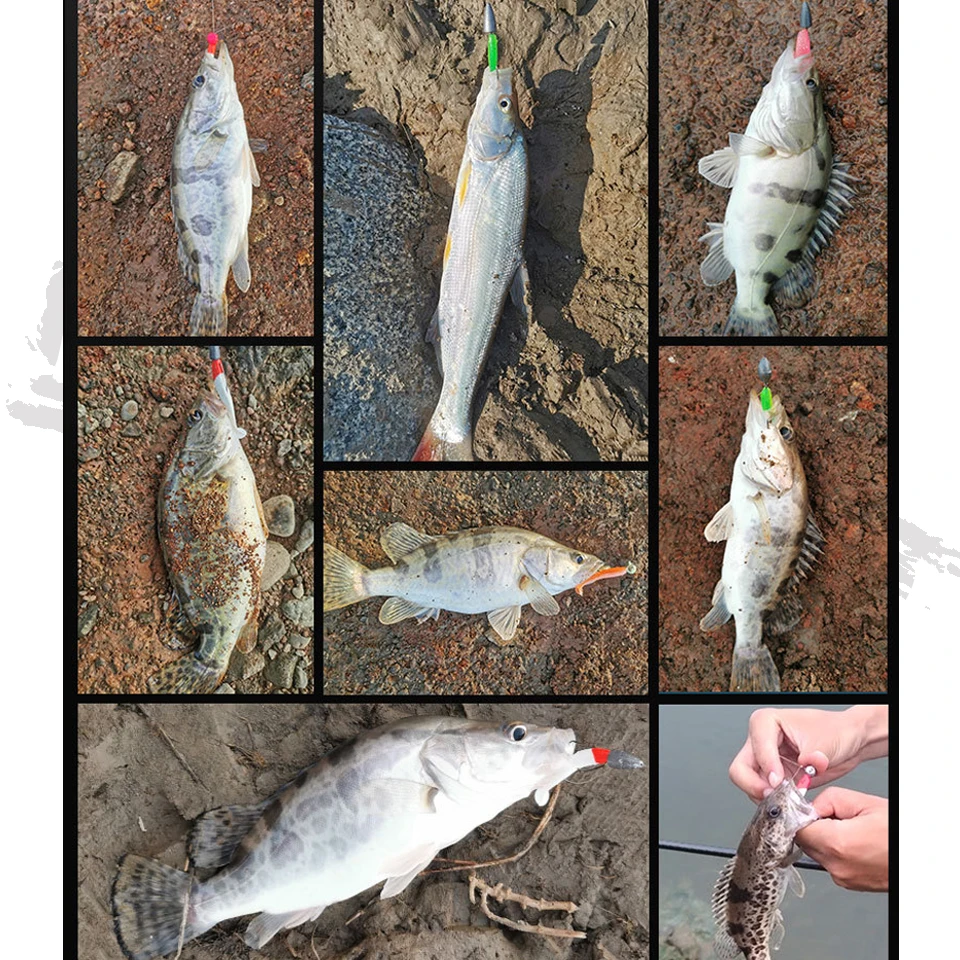 WALK FISH 10 sztuk przynęty miękkie 5.5cm 6.3cm 7cm 9cm sztuczna silikonowa przynęta towary do wędkowania wędkarstwo morskie Pva Swimbait Wobbler Pesca — zdjęcie 6