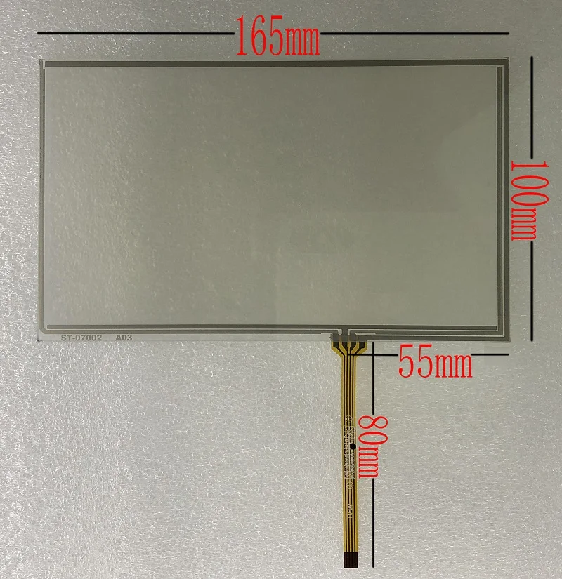 7-inch touch screen AT070TN94 90 92 HSD070IDW1 D00 E11 E13 165 * 100mm Car DVD navigation GPS digitizer panel 4-wire resistive t