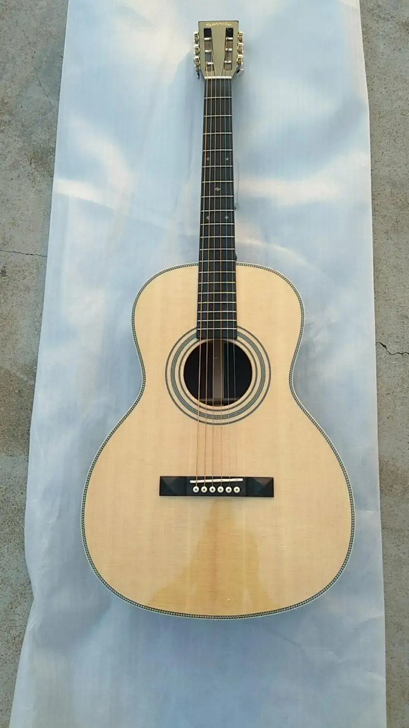 

free shipping OOO guitar 12 frets all solid OO acoustic guitar customize slot headstock classcial open headstock O-28VS guitarra