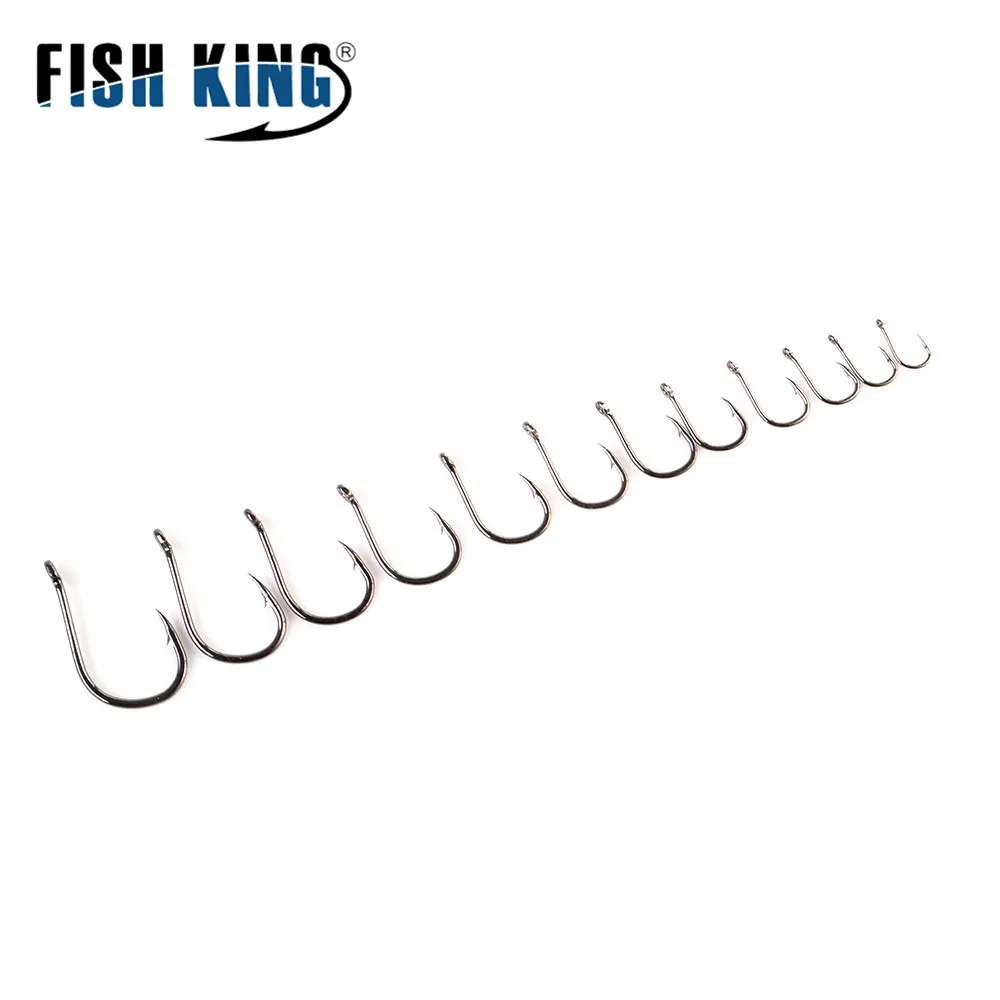 Anzuelos Carbono FISH KING ISEAMA WHIT EYE para Carpa y Bagre - imagen 4