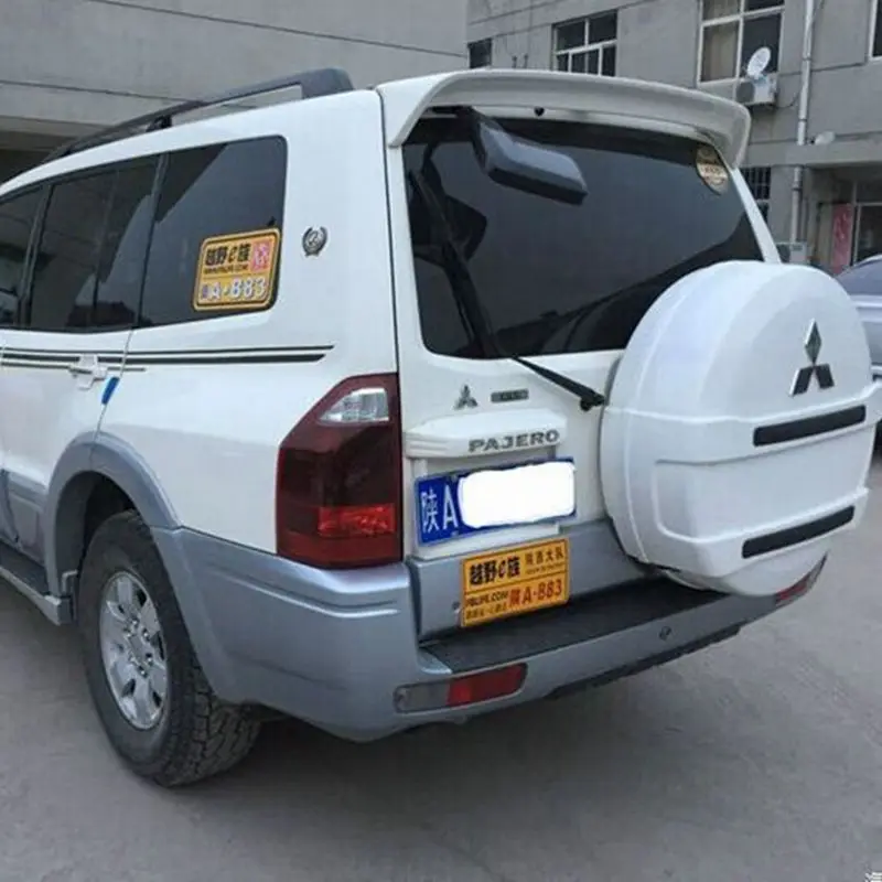 ABS Plastic Material Unpainted Primer Rear Wing Spoiler for Mitsubishi Pajero V73 2007-2015