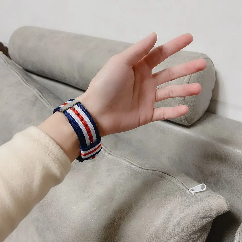 ไนลอนสำหรับ OPPO นาฬิกา41มม.46มม.สร้อยข้อมือที่มีสีสันสำหรับ OPPO นาฬิกา41มม.46มม.สายรัด