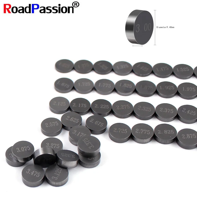 46pcs Motorbike Motor Engine Adjustable Valve Shim Diameter 9.48mm Kit For SUZUKI RMX450 SV1000/S TL1000R TL1000S VLR1800 C1800R