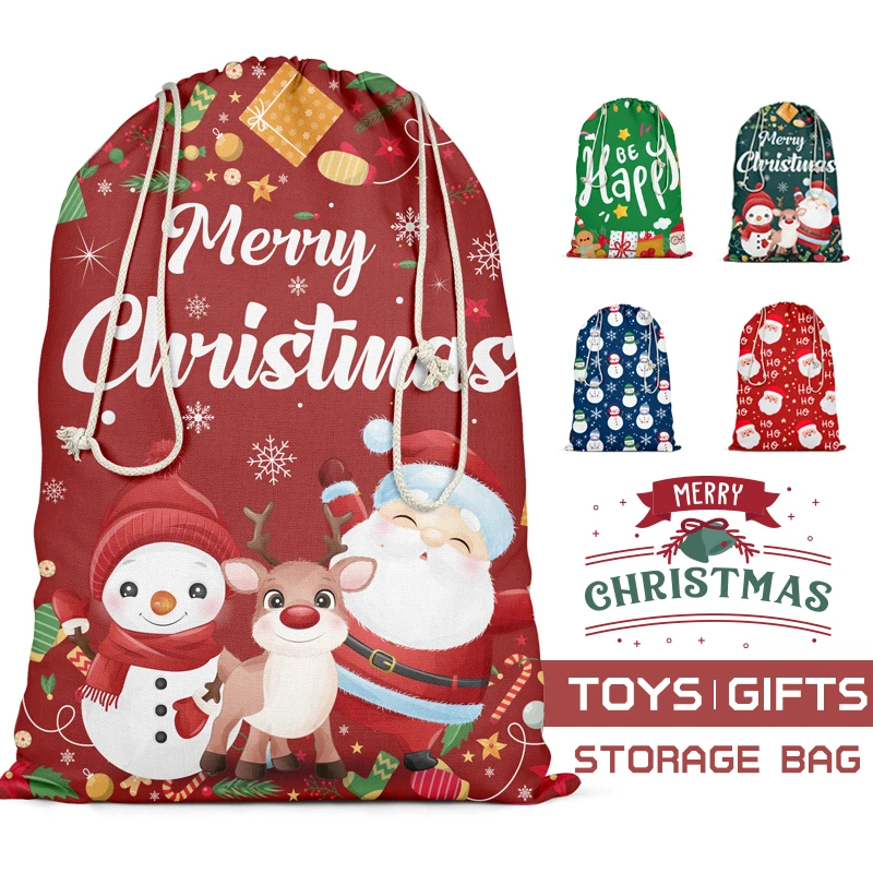 Kids Christmas Gifts Building Blocks Toys Storage Bag 40X50 CM Large Capacity Multifunctional Children Birthday Gift Package