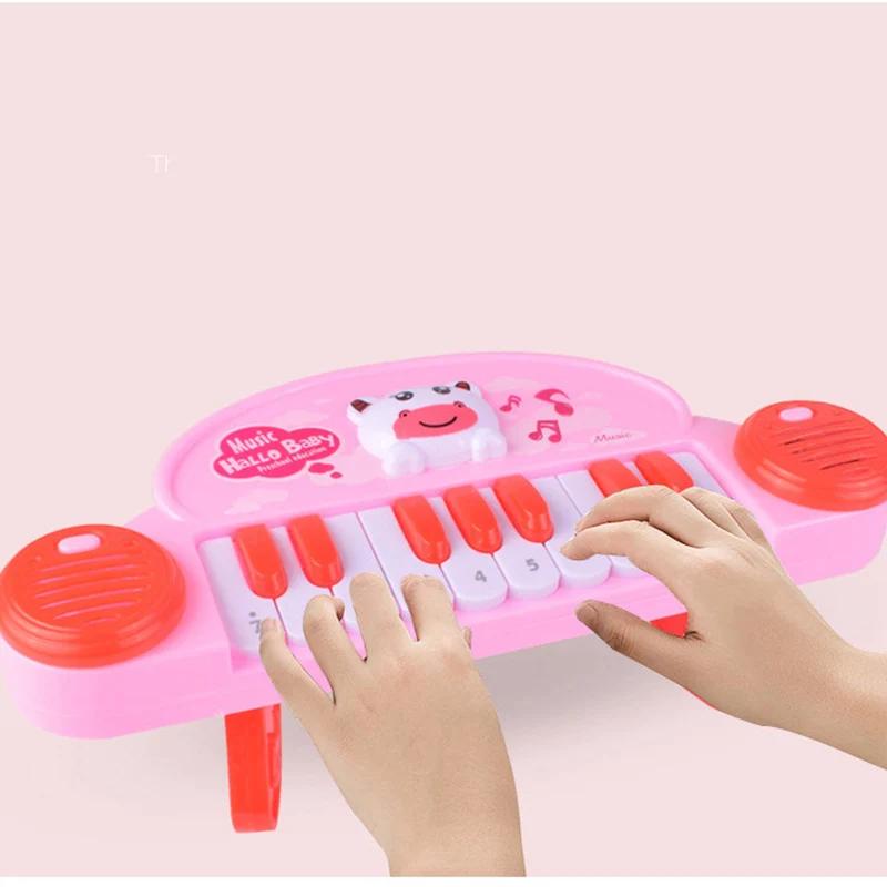 Mini Piano Eletrônico para Crianças, Teclado, Instrumento Musical, Brinquedo com 10 Músicas Demo Pré-carregadas, Presentes para Crianças