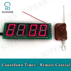 Wireless Countdown timer Room escape game props four digital display users can set time real life Takagism game countdown timer