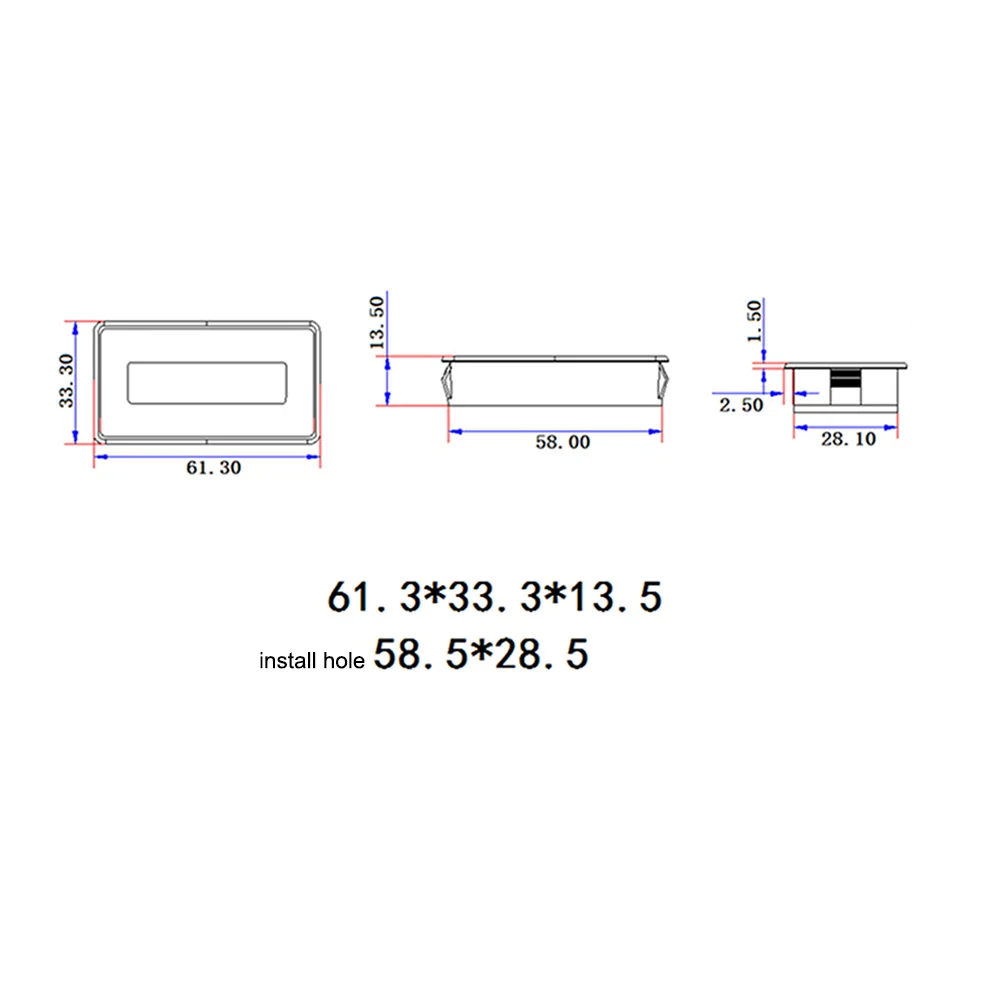 Taidacent 12V24V36V48V Lead-Acid Battery Level Monitor Lithium Battery Level Meter LCD Display Battery Remaining Capacity Tester