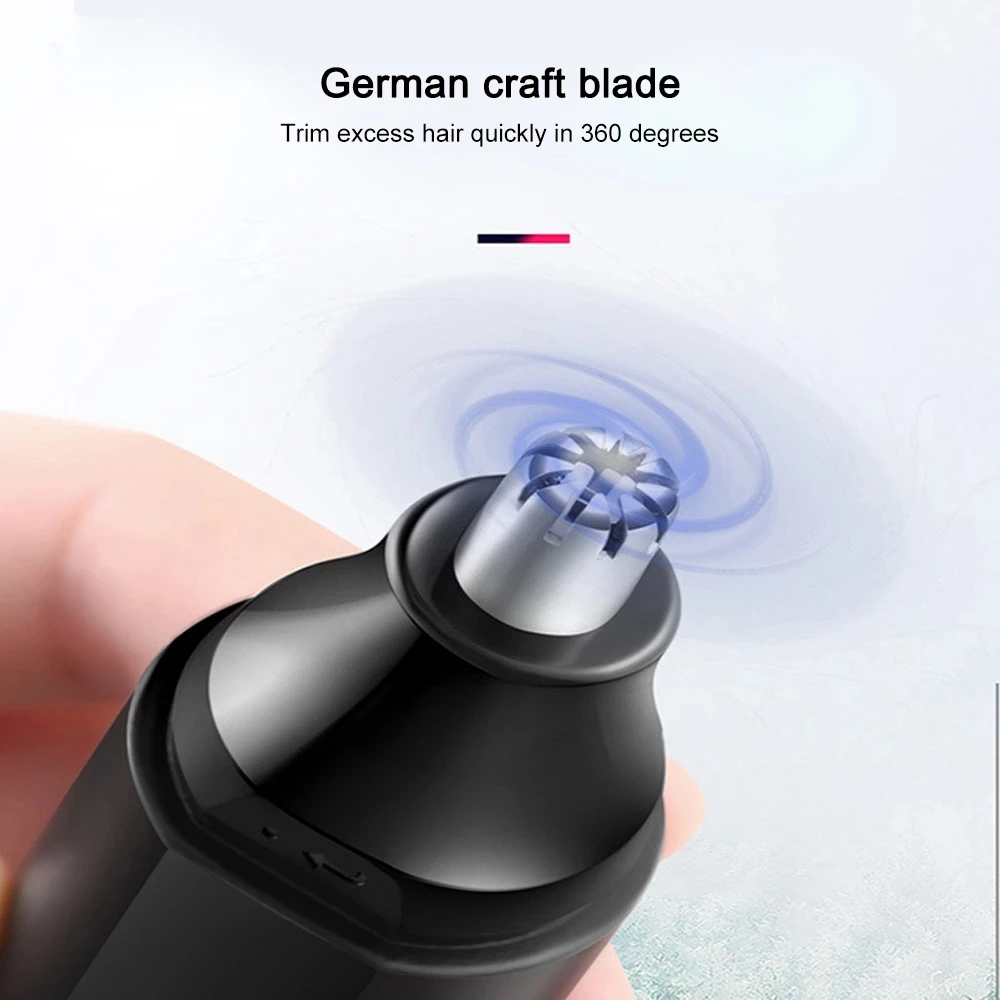 휴대용 전기 수염 트리머 기계, 코 귀 트리머, 안전 충전식 제모 클리너, 얼굴 관리 면도기