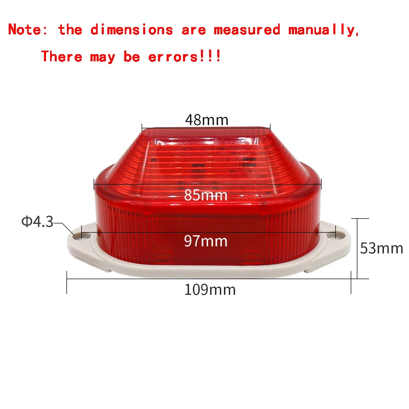 LED-3051 Strobe Signal Warning light 12V 24V 220V Indicator light LED Lamp small Flashing Light Security Alarm