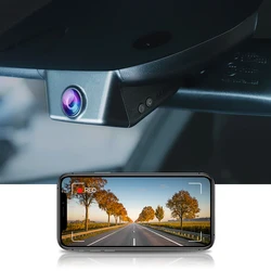 Fitcamx Dash Cam 4K for Ford Mustang 2014-2026 GT, LHD Left-Hand Drive Wireless Car Camera DVR, Night Vision, Plug & Play