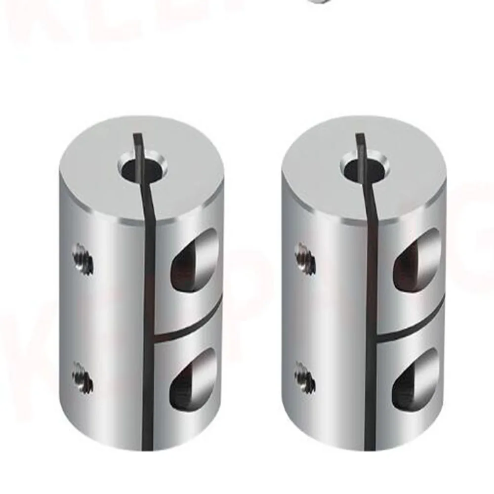 CNC Rigid Shaft Coupler Clamp, Stepper Servo Motor Coupler, D20, L25, 3mm, 4mm, 5mm, 6mm, 6.35mm, 7mm, 8mm, CNC