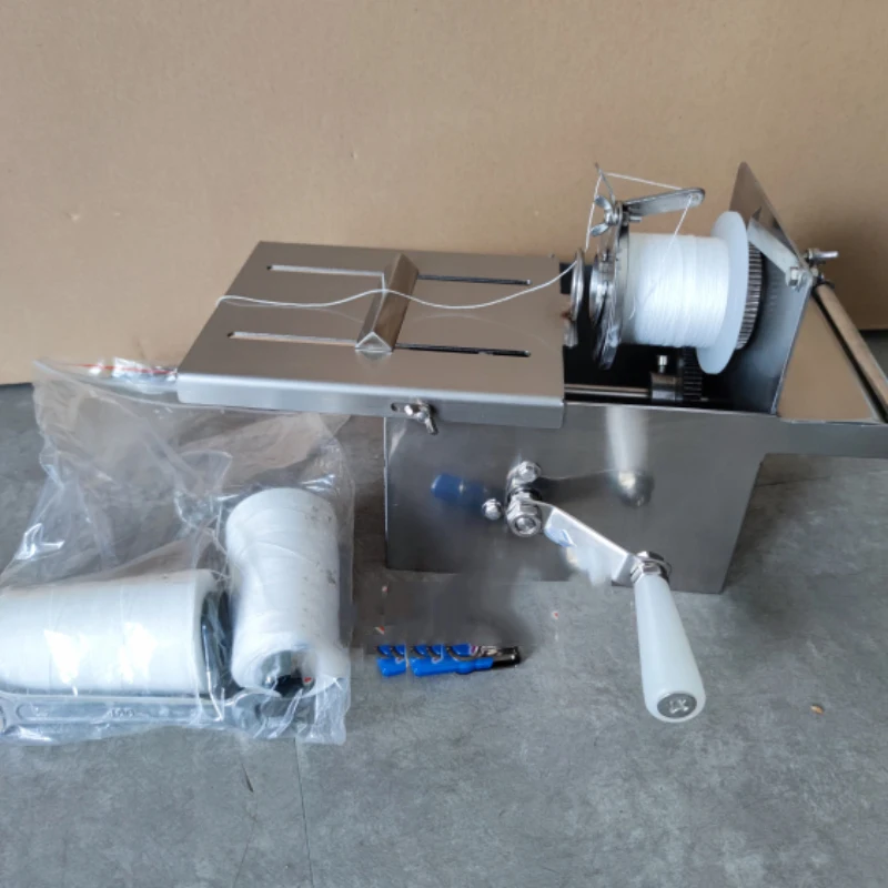 الفولاذ المقاوم للصدأ السجق الكمي آلة تقطيع 32 مللي متر/42 مللي متر عيار السجق الخافق التلقائي السجق ماكينة ربط