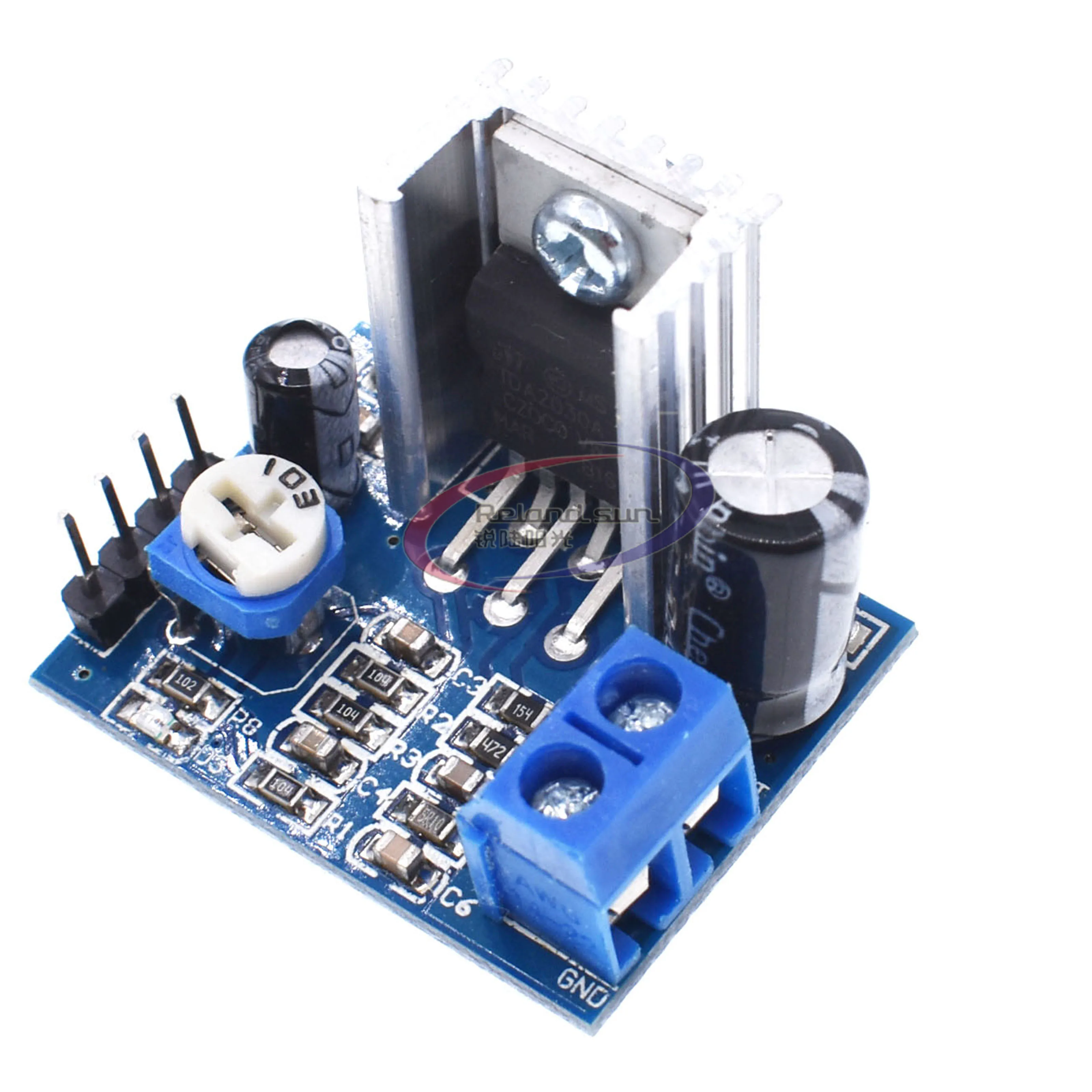 Audio Amplifier Diy Kit TDA2030A TDA2030 Audio Amplificador Board Kit AMP Single Power Supply Module Electronics 6-12V