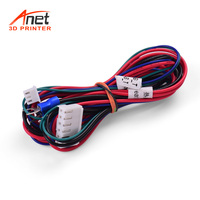 Anet 20AWG Upgrade Heated Bed Cable Hot Bed Line Heatbed Wire Length 90cm for Anet Anet A8 A6 A2 A3 E12 E10 3D Printer