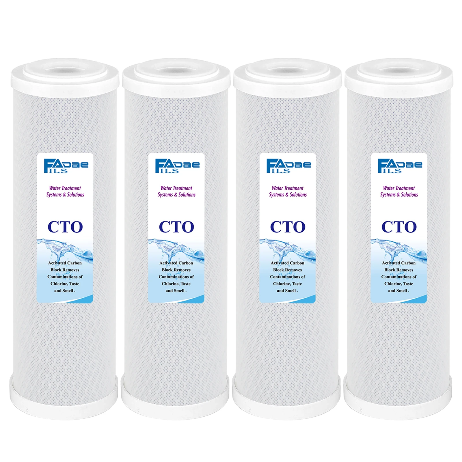 4 PACK of Reverse Osmosis(RO) Replacement Filters- 10