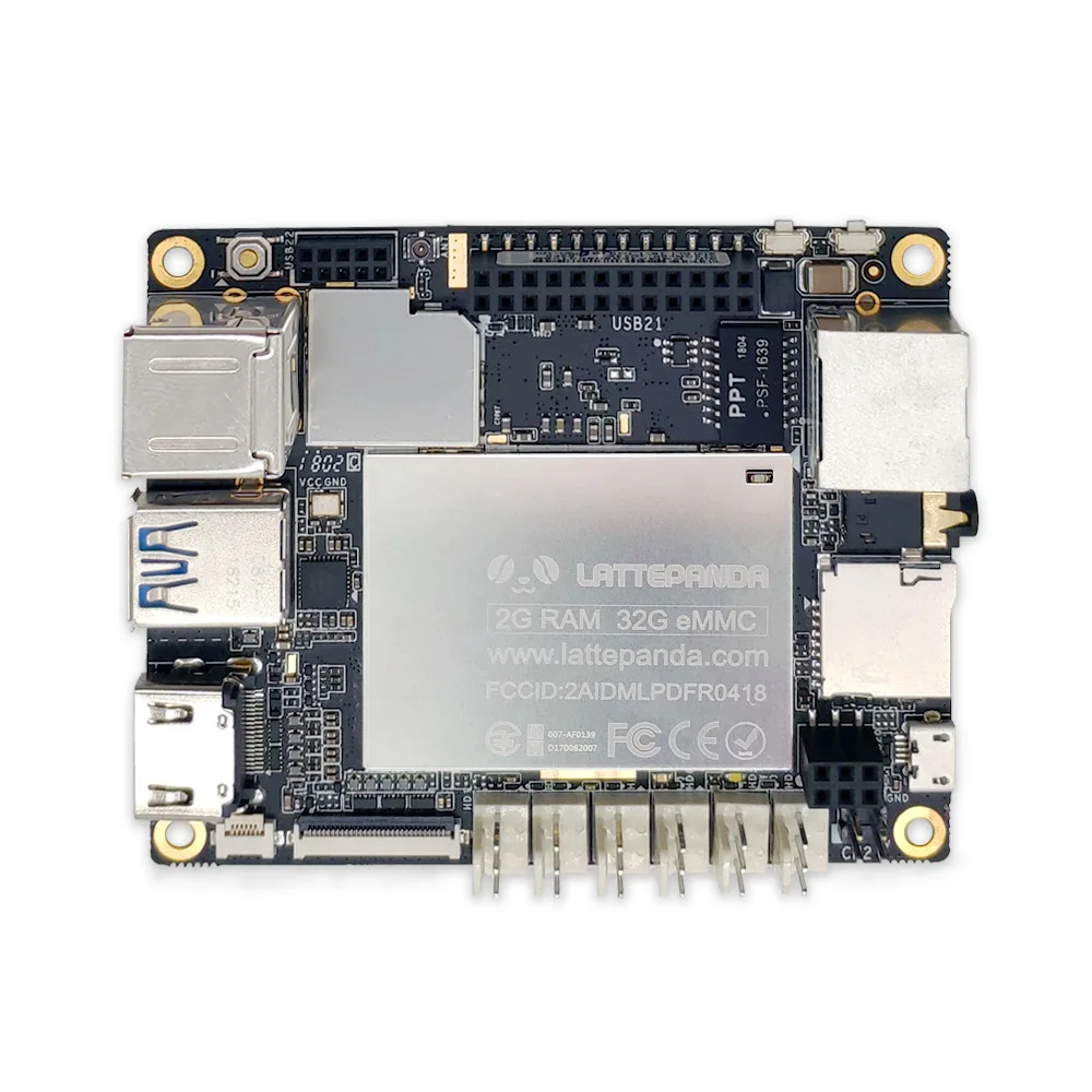 Lattepanda 4G + 64GB BOARD, intel X86 X64 Z8350 Quad Core 1.8GHz Windows10/Linux ArduinoATmega32u4 On Board,Deep Learning