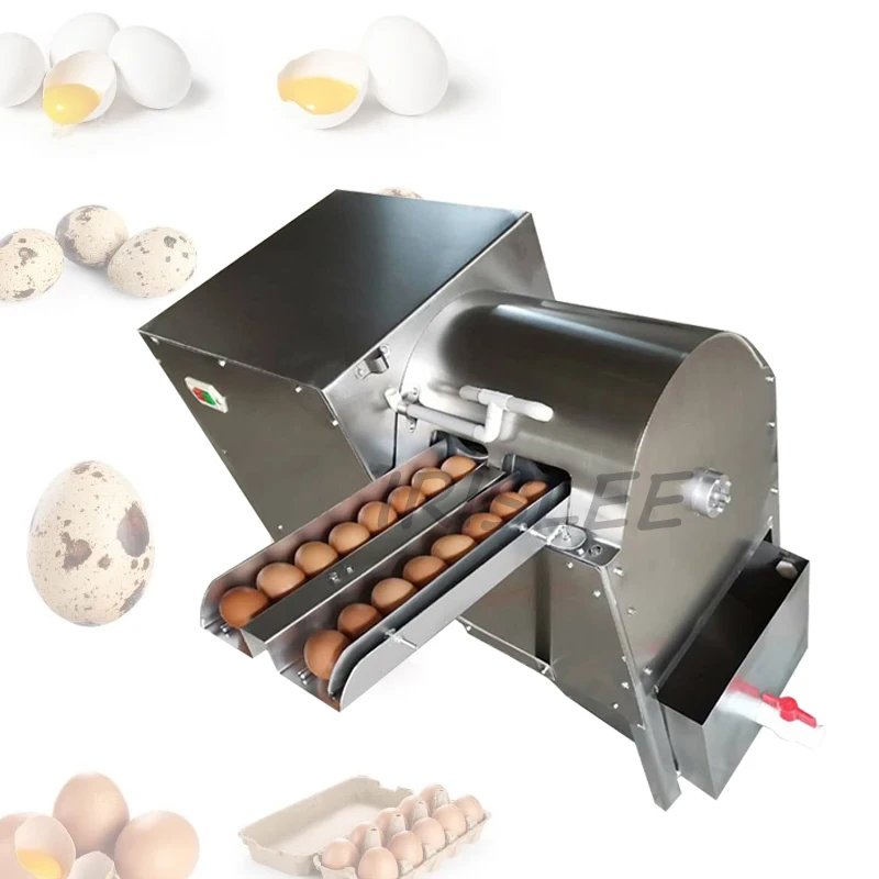 

Istainless Steel Brush Washing Egg Machine Cleaning Dirty Duck Eggs Machine Poultry Egg Washer And Cleaner