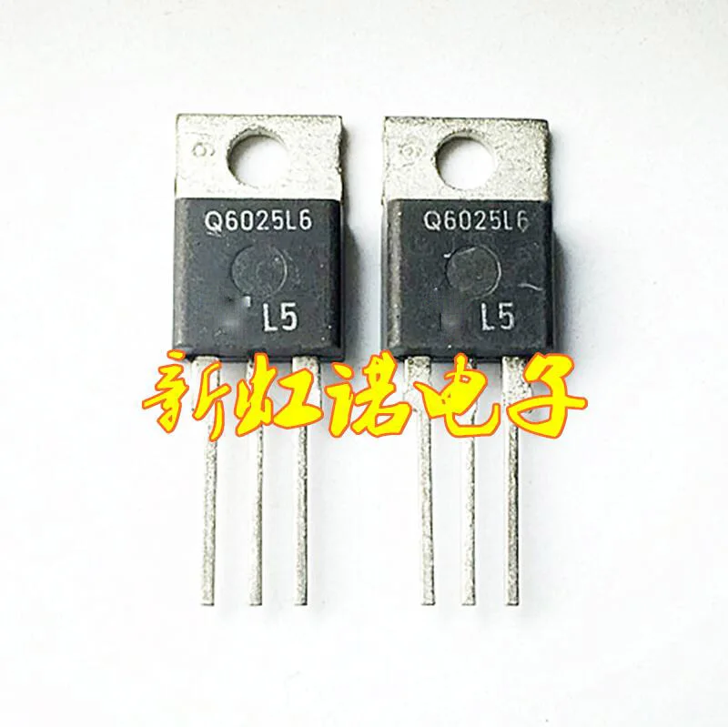 

5Pcs/Lot New Original Q6025L6 Bidirectional Silicon Controlled Thyristor 25 A 600 V Integrated circuit Triode In Stock