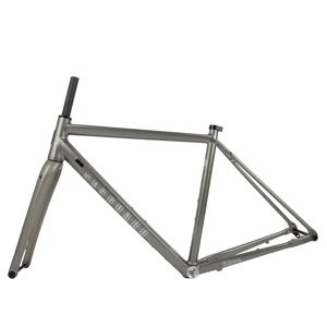 Aluminum alloy frame of the gravel disk brake of the GR02 frame of the Seaboard Road bike, 700C cylinder axle with carbon fork 8 Main Sales Frame Gravel - №3