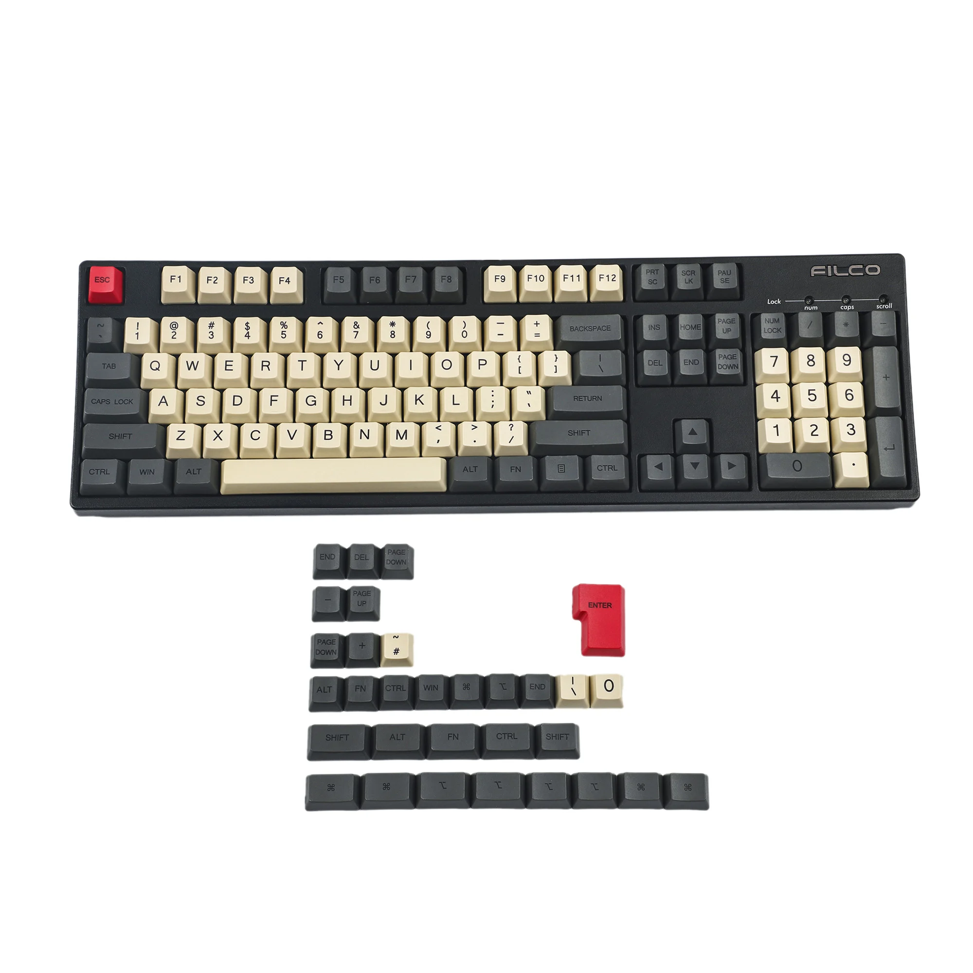 135 Keys Mac Keycaps Carbon Thick PBT OEM Profile Dye Sub 96 84 ANSI ISO Keycap set For MX Keyaboard GMMK KBD75 FC980M Keychron