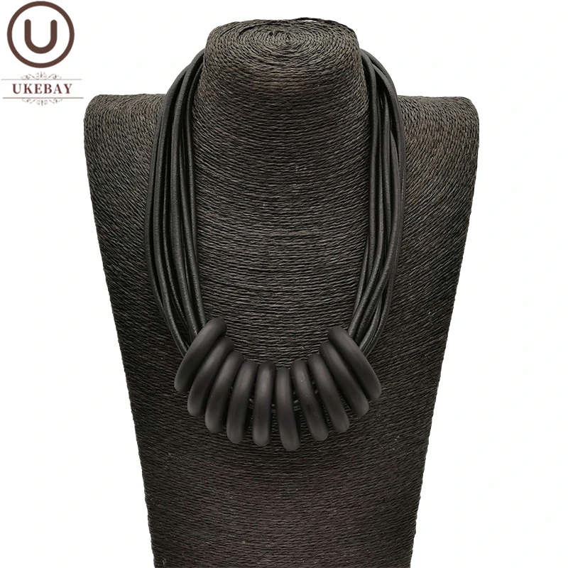 

UKEBAY New Choker Necklaces Women Handmade Designer Luxury Necklace Jewelry Gothic Rubber Chain Harajuku Chokers Female Jewelry