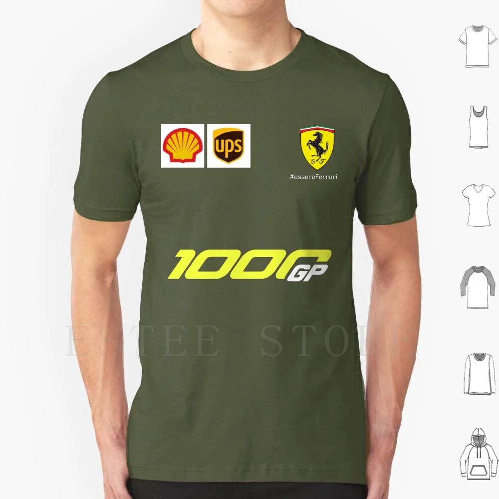 1000th Gp Tribute T Shirt Stampa Cotone Scuderia Essere Mugello Monza Italia Italia Club Rosso 1000th Gp Gran Premio Toscano 2020