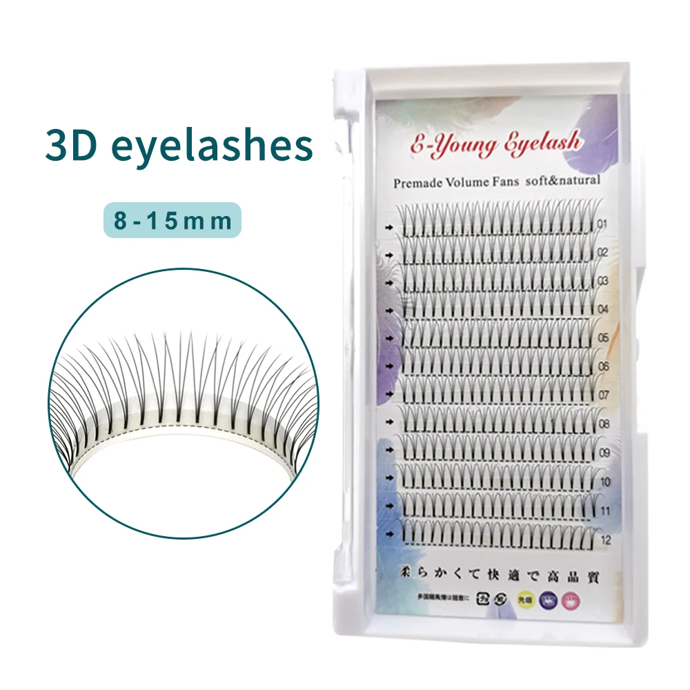 3d 4d 5d Eyelash False Pre Made Fans Eye Lashes Extension 8-15mm Handmade Individual Volume Fans Wholesale Makeup Lashes Premade