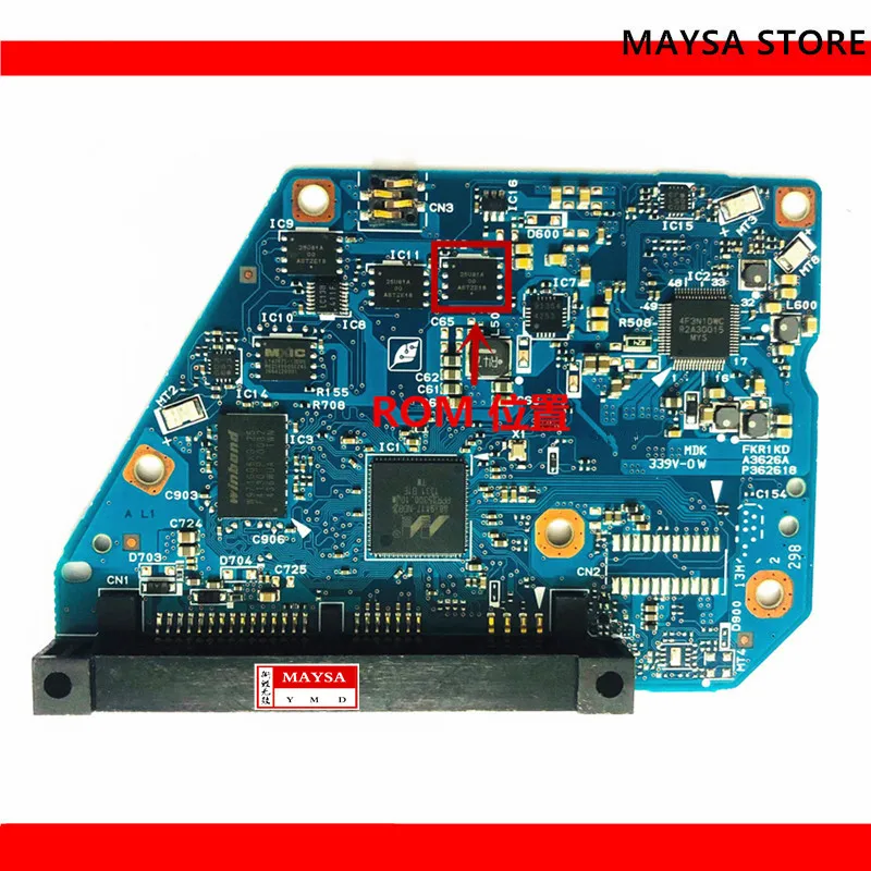 

hard drive PCB controller G3626A for Toshiba 3.5 SATA hdd data recovery hard drive repair MD04ACA400 HDWQ140 4TB HDWQ140