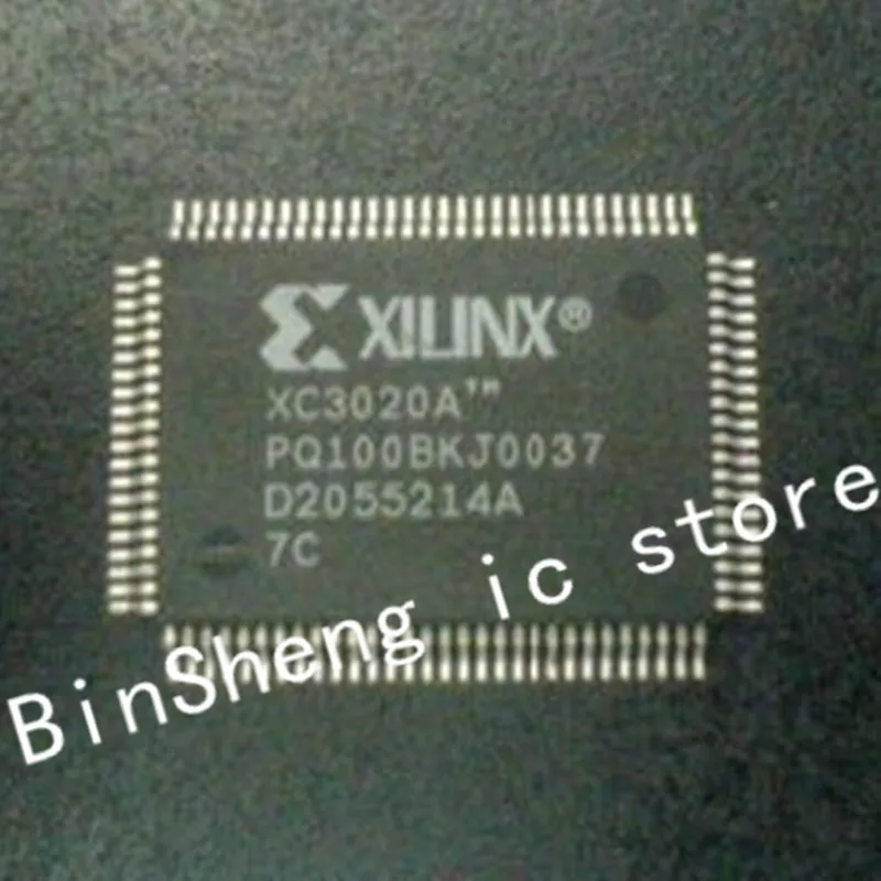 2pcs/lot  XC3020A    XC3020A-7PQ100C    QFP100