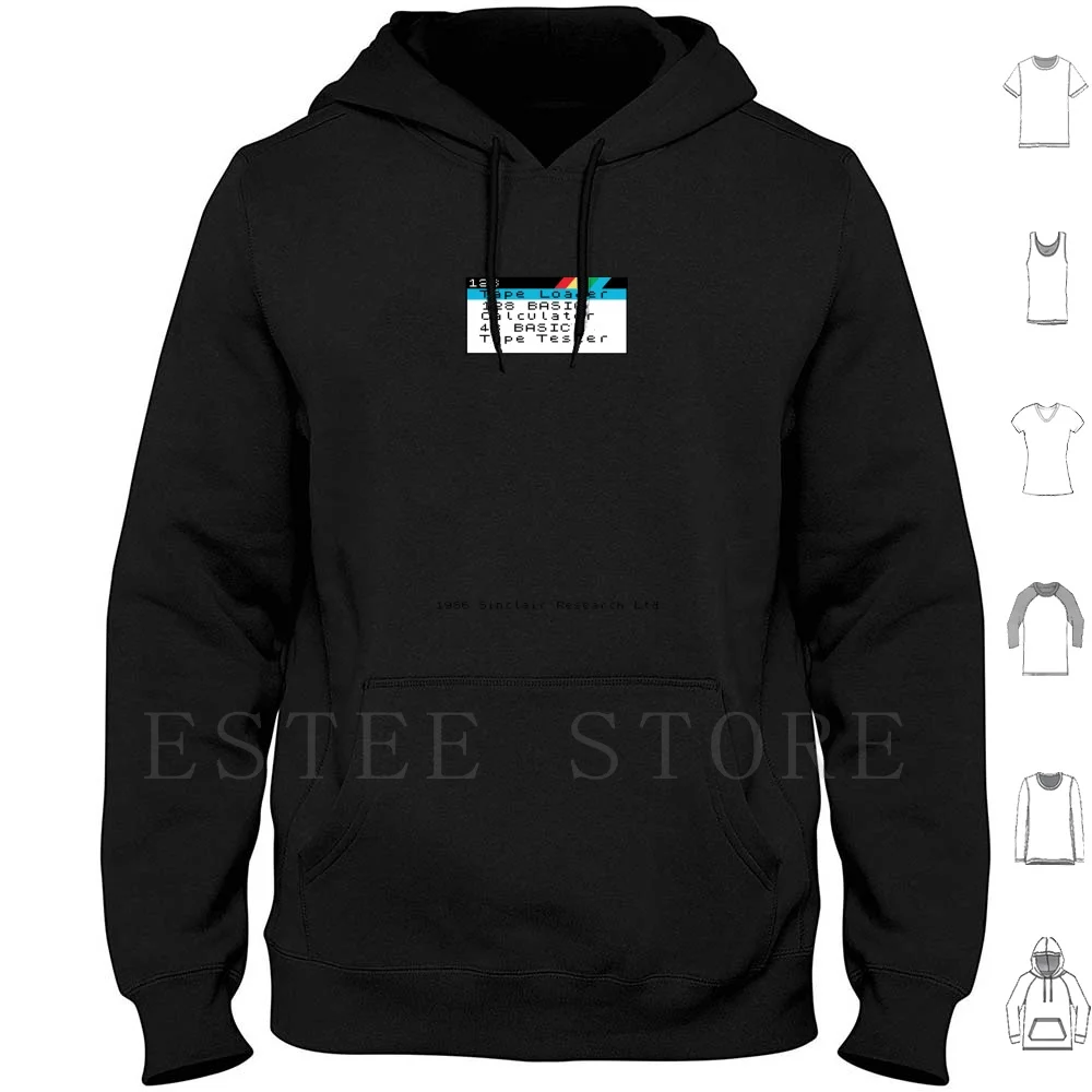Zx Spectrum 128k Hoodies Long Sleeve 80 80s Computer Retro Speccy Spectrum Nostalgia