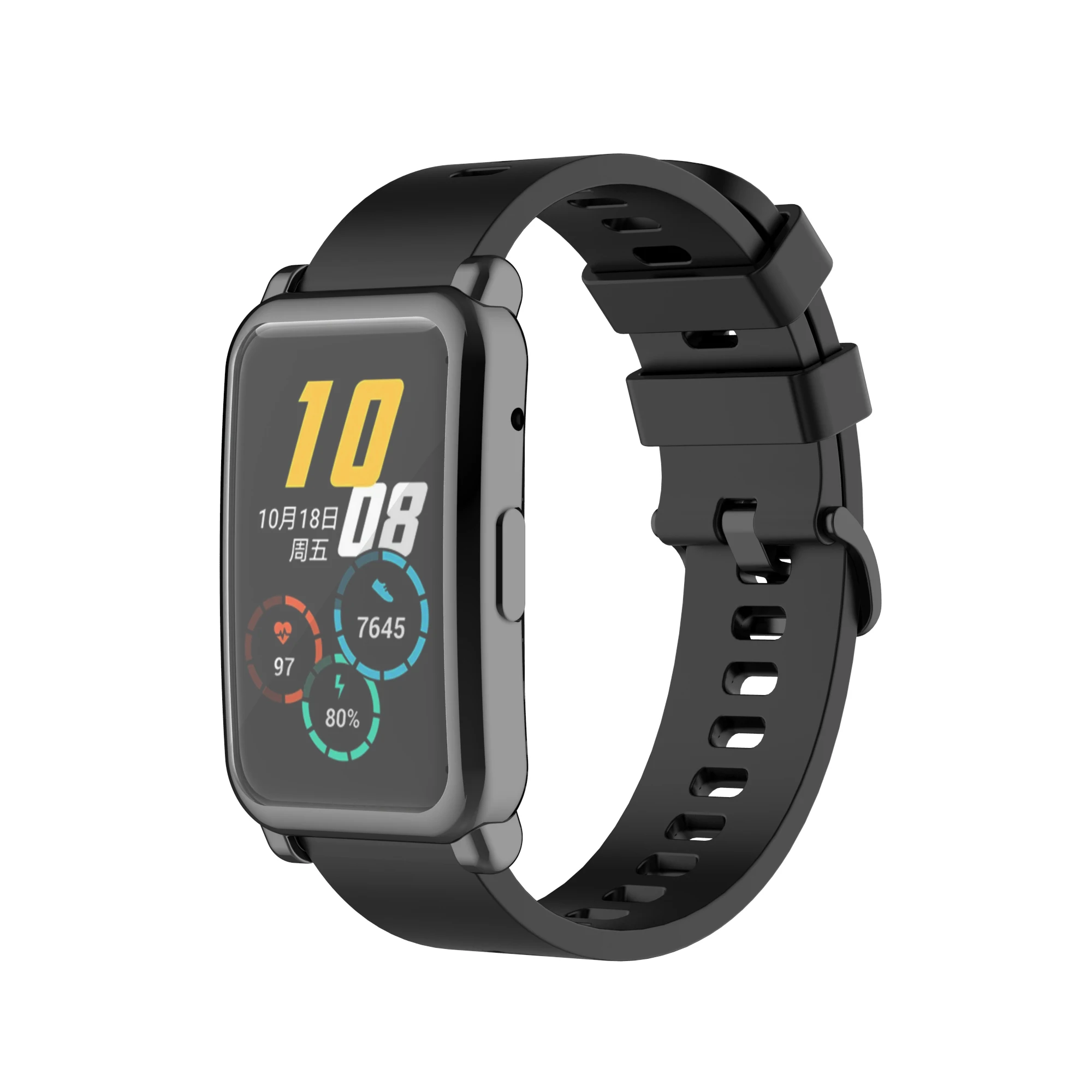 FIFATA-funda de reloj enchapada de silicona TPU para Huawei Honor Watch ES, carcasa protectora de reloj inteligente, accesorios para Honor ES, funda de reloj